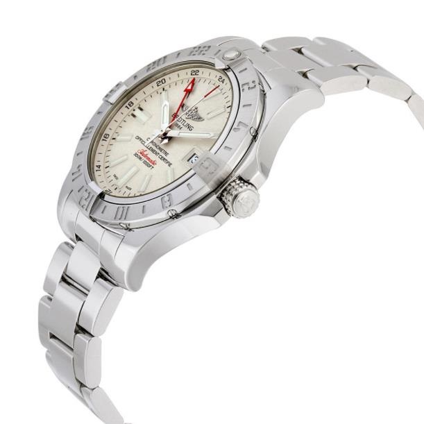 The male fake watches are made from stainless steel.